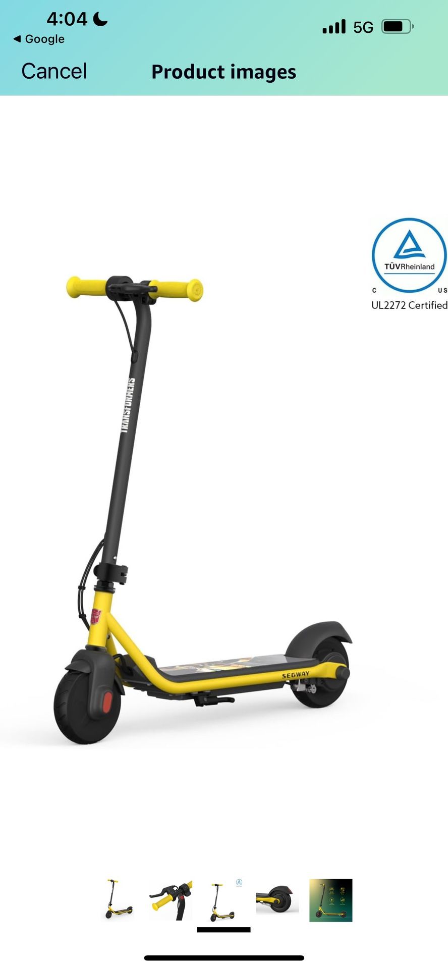 Segway Ninebot eKickScooter - Electric Scooter for Kids 6-14, w/t Adjustable Handlebar Height ( Only C2 Pro ) for Riders up to 132 lbs, Includes New C
