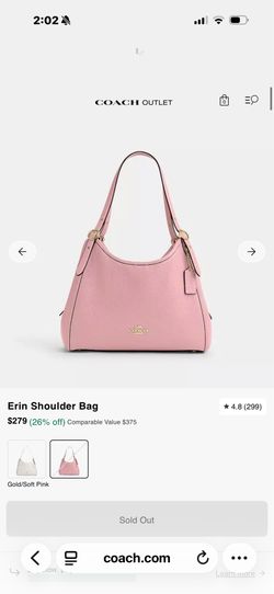 Brand New COACH Erin Shoulder Bag $340.00