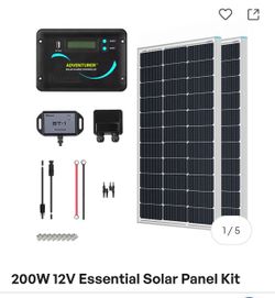 Renogy solar Panel kit 200'w $280 Zelle