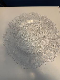 Charger plates 13 inch acrylic reef style