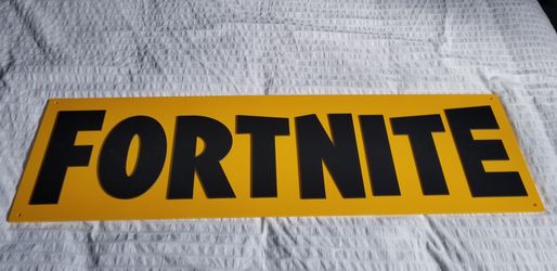 Fortnite backdrop sign