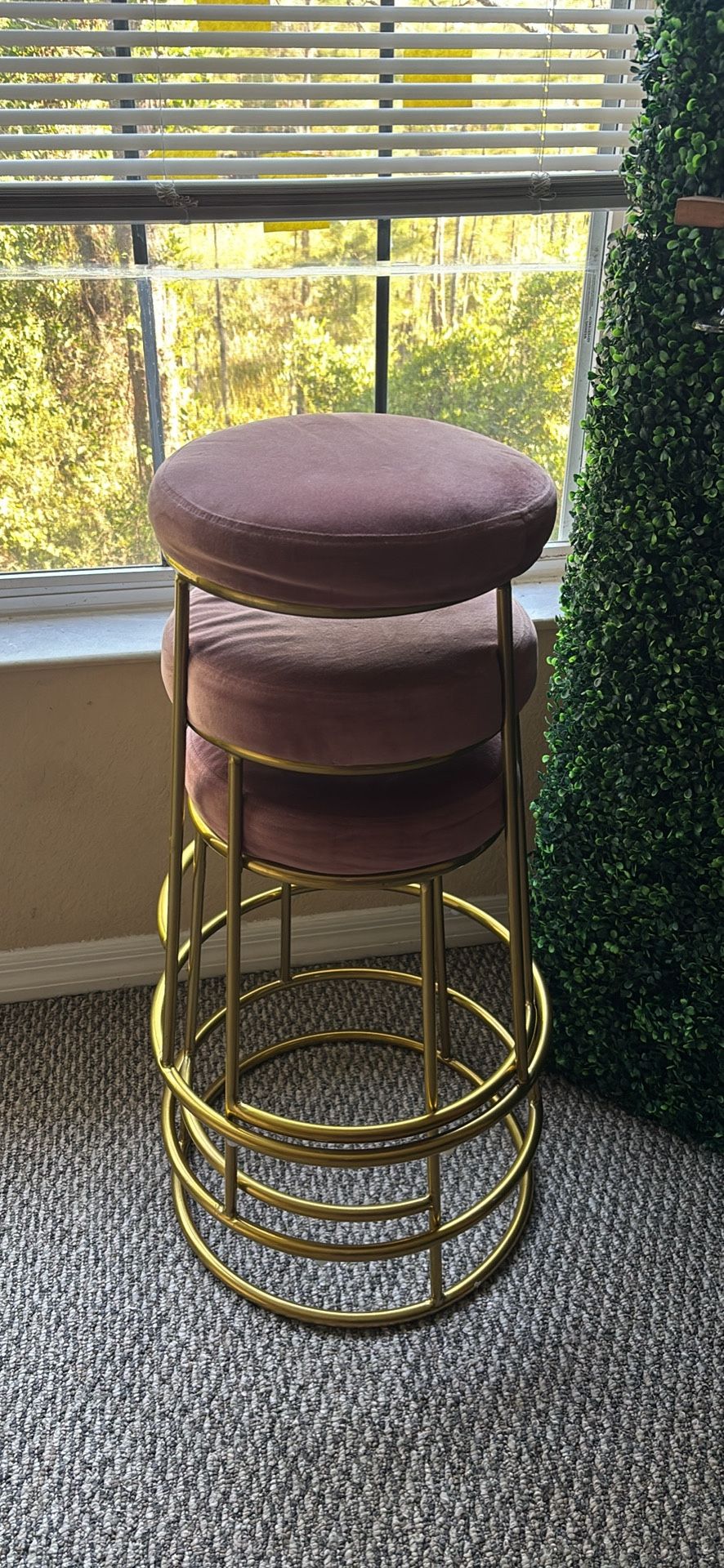 Dusty Pink stools