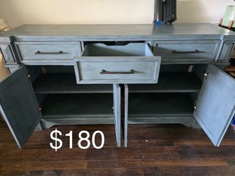 Greenish tv console