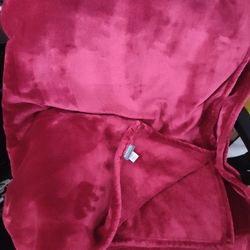Red Berkshire Blanket 60inx70in