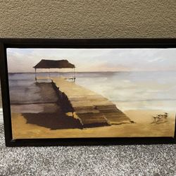 Beach side Ocean Painting Home Wall Decoration 
