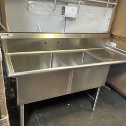 Brand New Industrial Grade 💪🏻 Stainless Steel Sink Extra Big Bowls 