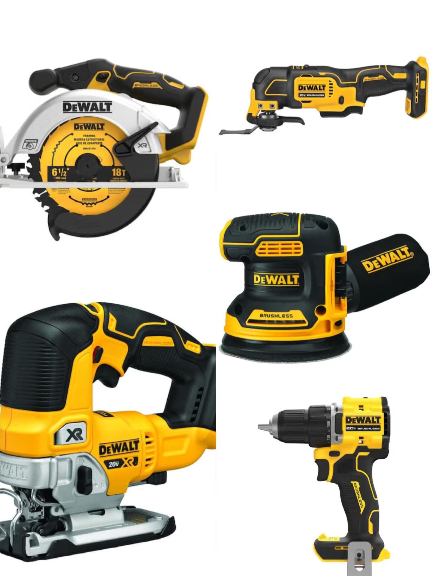 DEWALT 20V MAX XR Cordless Brushless Tool