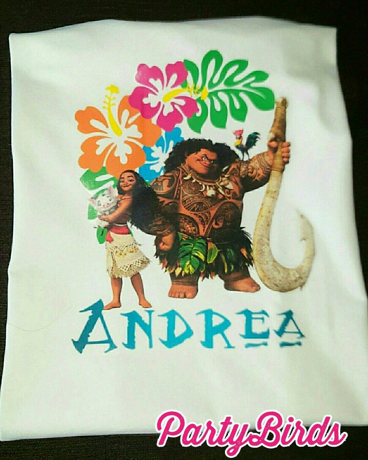 Moana birthday shirt