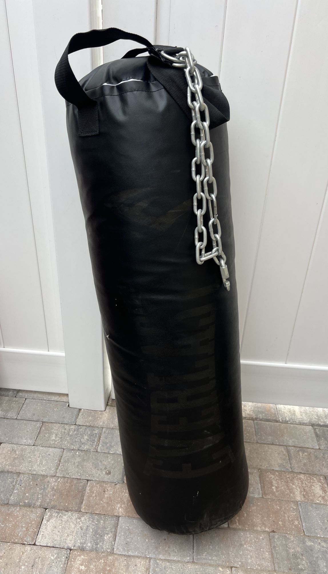 Everlast 50lb Super Leather Heavy Bag