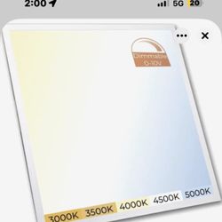 LED Panel Recessed Light 2x2ft 48W (Set of 4) – Brand New