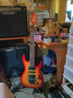 Electric Ibanez guitar
