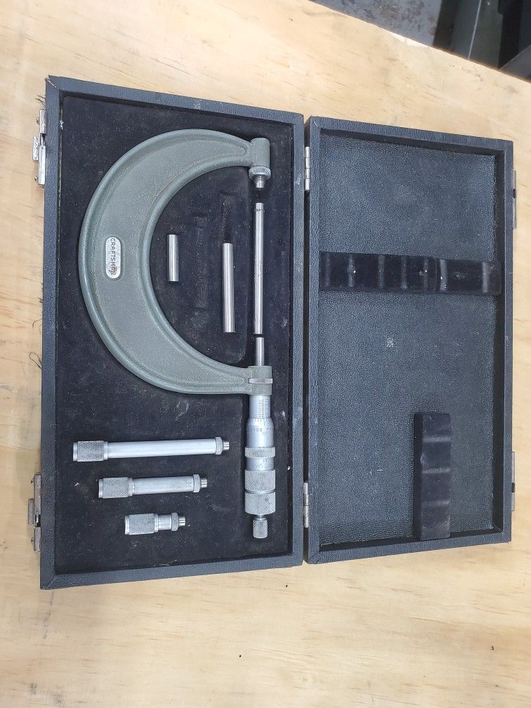 Starrett 2-3" Outside Diameter Micrometer No 436 With Case