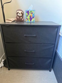 3-Drawer Night Stand/Fabric Dresser