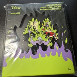 Villains Layered Enamel Pin