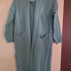 LISTHA Maxi Sweater Cardigan Women Winter Hoodie Outwear Knitted Coat Outwear