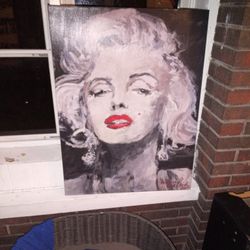 Marilyn Monroe Oil Canvas Painting