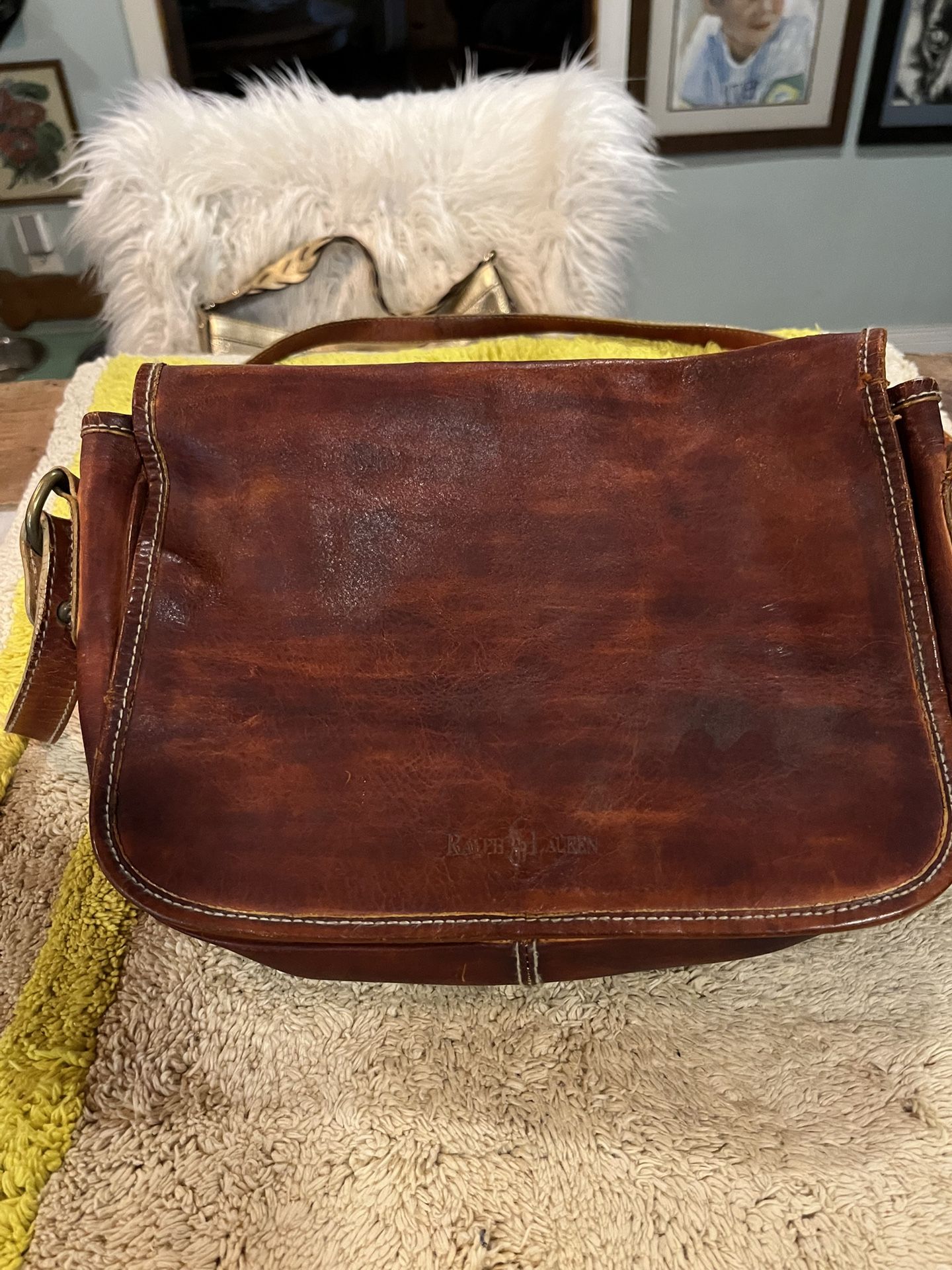 Ralph Lauren Leather Shoulder Bag