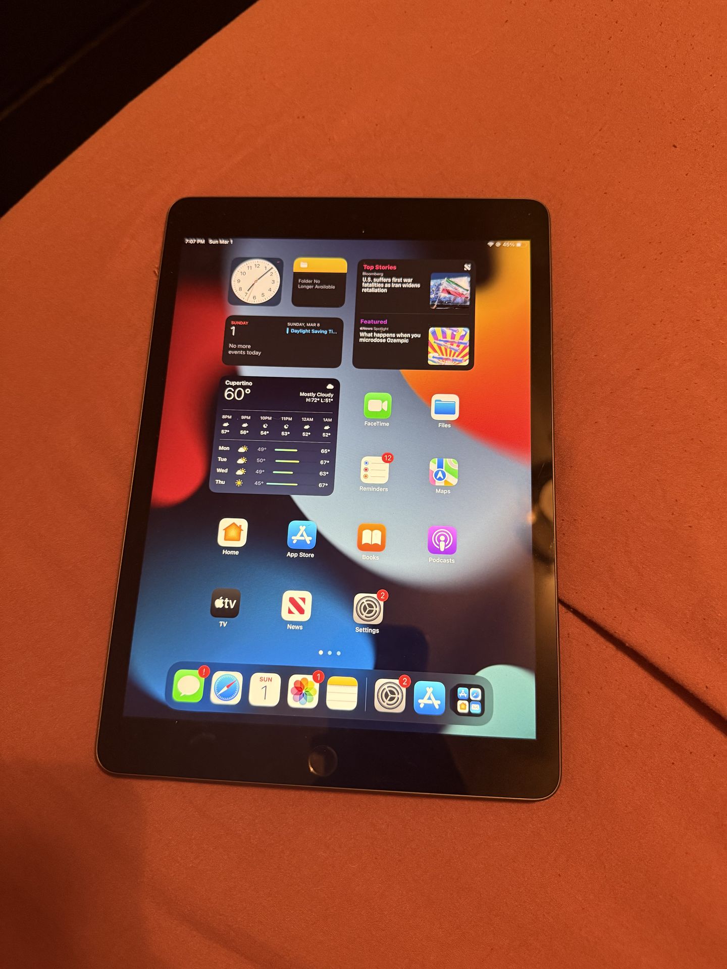 iPad 9th generation with 256gb