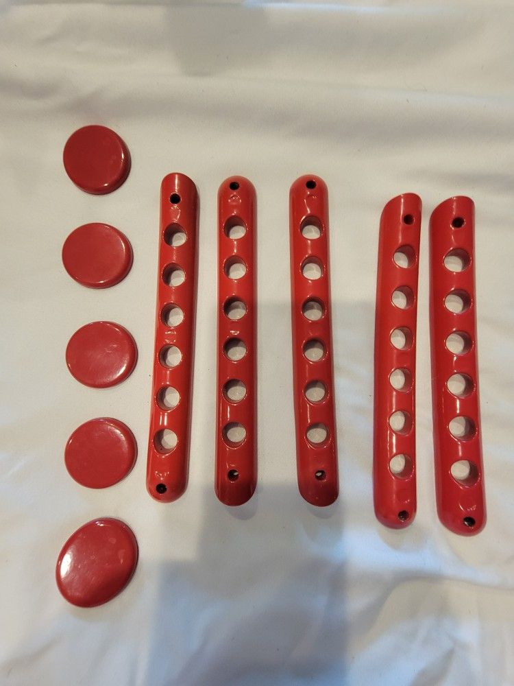JKU Red Door Handle Inserts