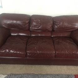 3  Seater Leather Sofa