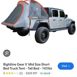 Rightline Jeep Gladiator bed tent 