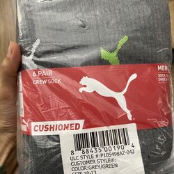 Puma Men’s Socks Cushioned - Brand New