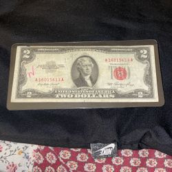 1953 Red Seal $2 Bill
