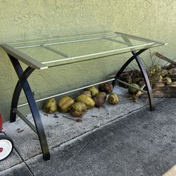 Office desk glass