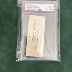 Muhammad Ali Authenticated Signature