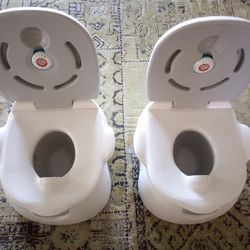 Munchkin potty chair & step stool (quantity 2) 