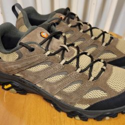 Merrell Men’s Moab 3 Waterproof Leather/Mesh Rugged Hiking Shoes - Size 10.5 / NEW 
