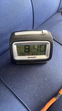 Sharp alarm clock