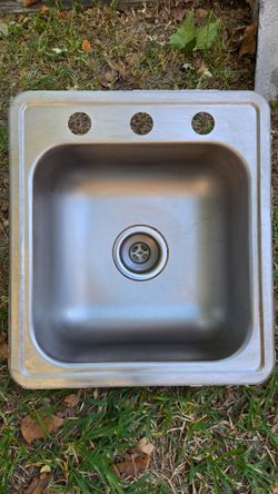 Single stainless steel sink