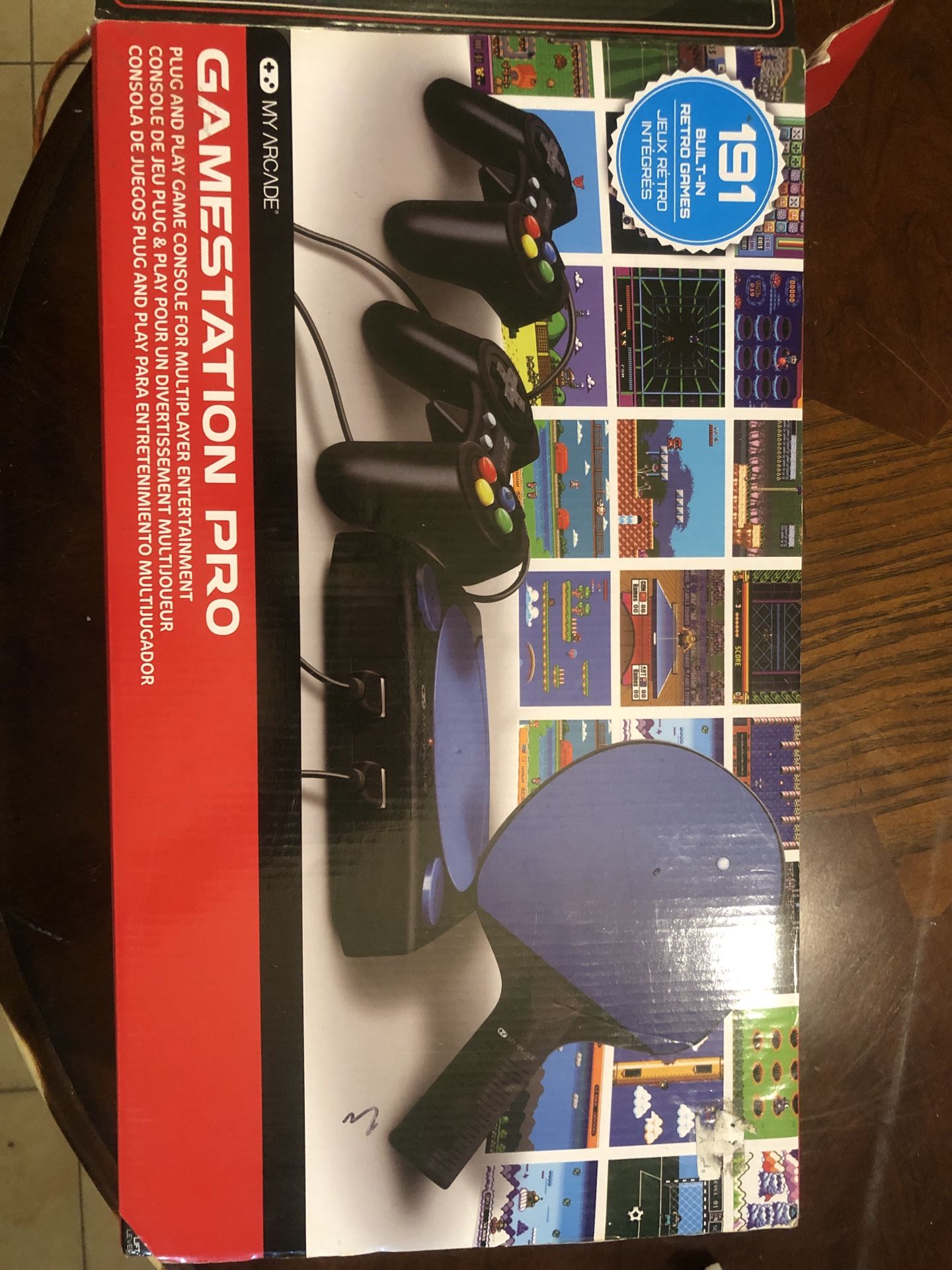 My Arcade GAMESTATION PRO 191 Retro Video Games Plug & Play Console w/ Box