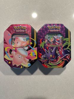Mega Moonlit Tin Set *SEALED* Pokemon Gengar Clefable ex Mega Evolutions TCG English