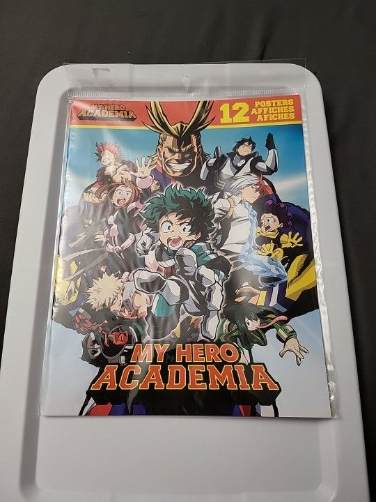 My Hero Academia Poster Book 12 8.5x11" Wall Posters Brand NEW and Sealed (2A)