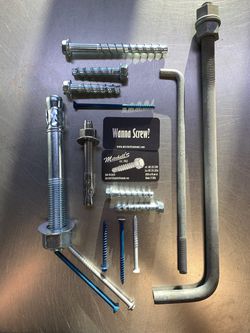 Stainless Nuts bolts screws anchors washers drills taps