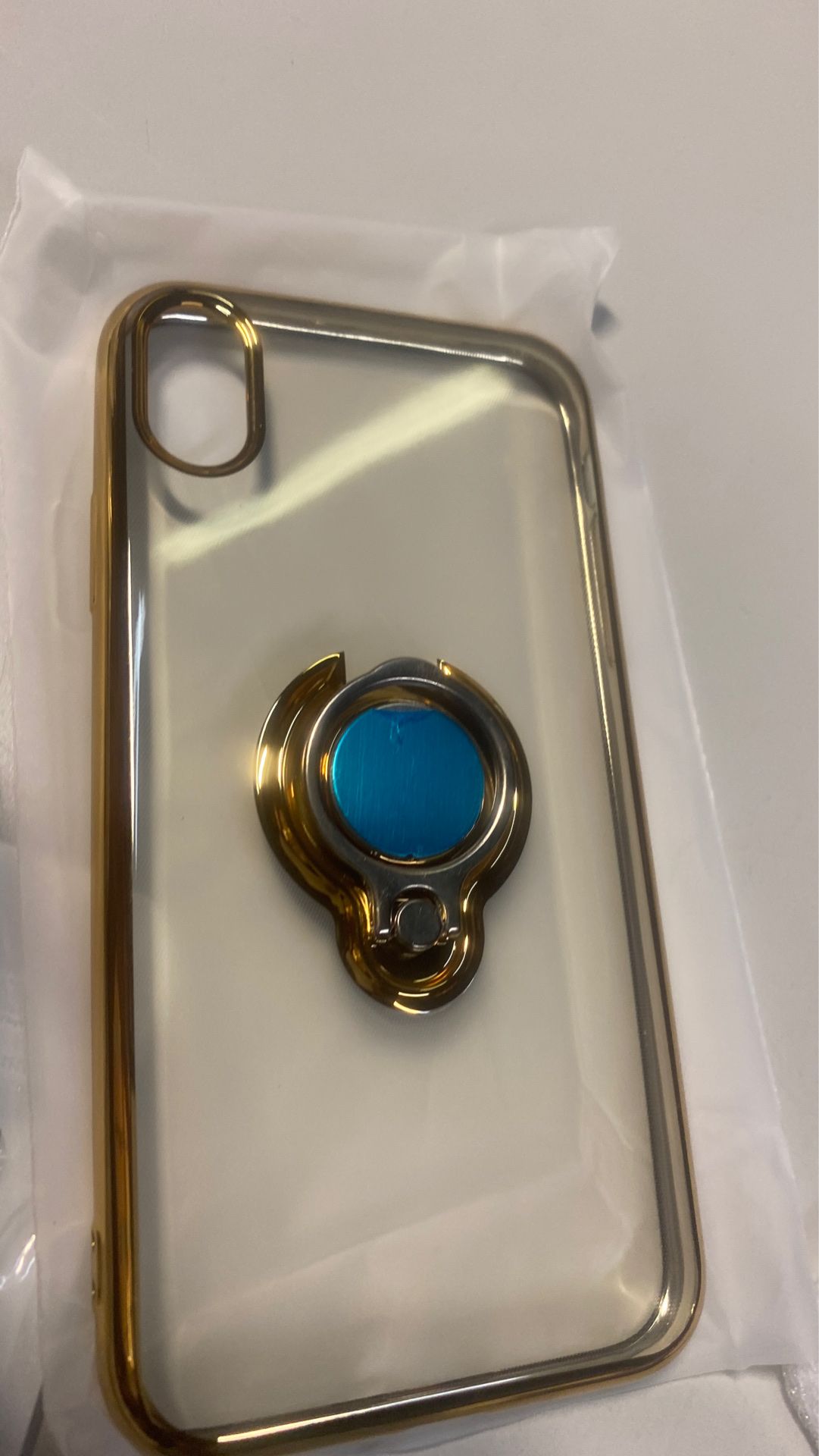 xR gold case clear back
