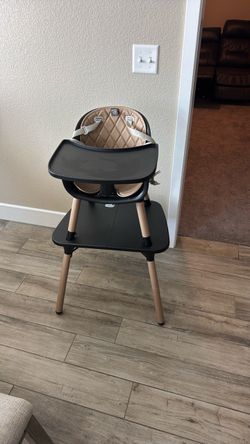 Baby joy high chair - two pieces chair and table remove able tray