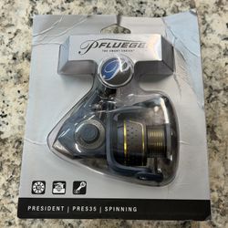 NEW! Pflueger President PRES35B Spinning Fishing Reel 10 Bearing System