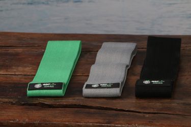 Booty Bands Fabric Resistance Bands for Yoga Home Workout (Set of 3)