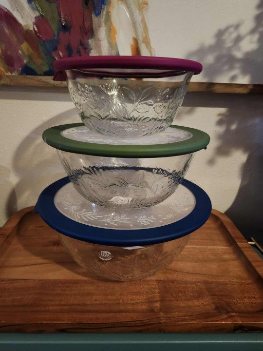Princess House Bowls Nuevos