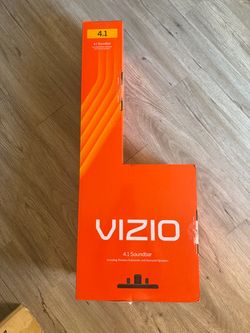 VIZIO 4.1 Soundbar with Dolby Atmos, Wireless Surround Speakers & Compact Subwoofer, QuickFit Compatible (SV410XW-0905)