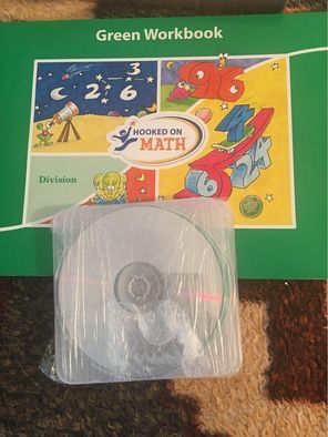 Hooked On Math Division Workbooks Games CDs Homeschool Complete Unused Set 2005
