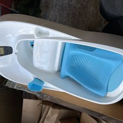 Baby bath tub 4 moms clean water with thermometer 