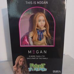 THIS IS M3GAN (MEGAN) Doll Plush FRIGHT FRIENDS Halloween Horror 