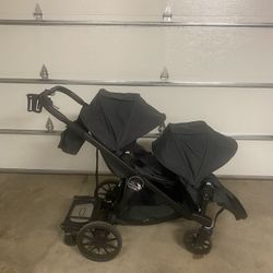 Baby Jogger City Lux Double Stroller w/ accessories $600