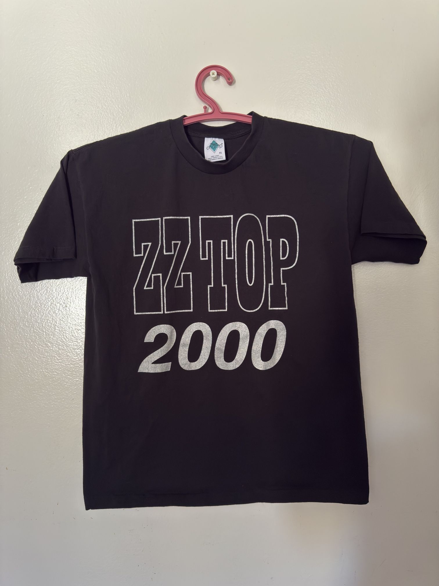Vintage Y2K ZZ Top Millenium Tour T Shiet XL Double Sided Boho