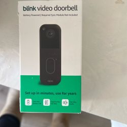 Brand New Blink Video Doorbell