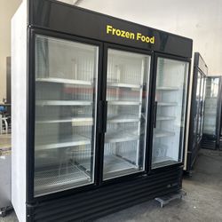 3 door commercial freezer true🥶